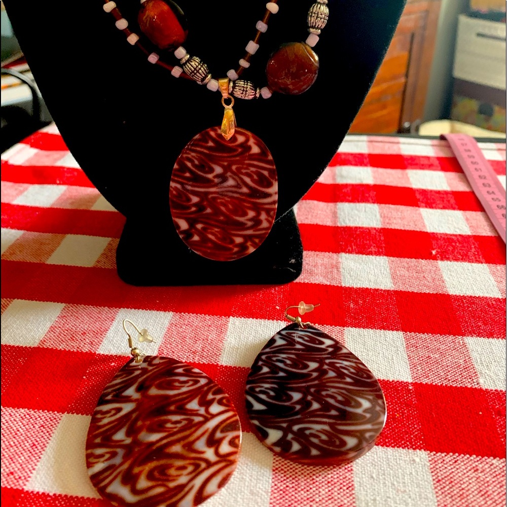 Costume Necklace and Earring Set